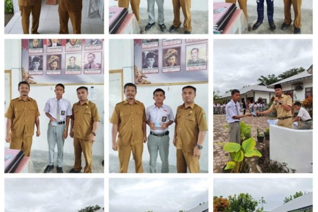 Usai Perekaman ke Sekolah, Dinas Dukcapil Samosir Serahkan KTP yang Sudah Genap Berusia 17 Tahun