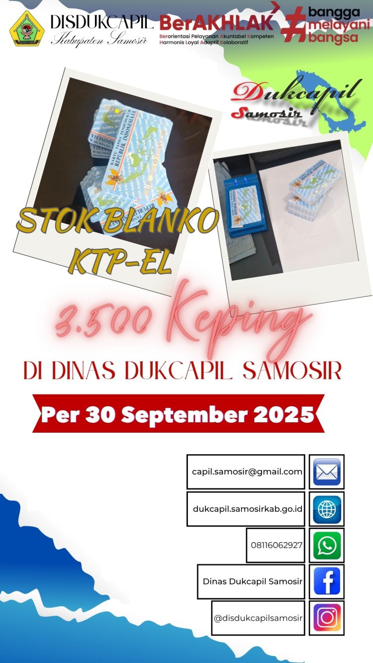 Stok Blanko Ktp