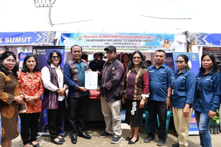 Stand Hari Jadi Kabupaten Samosir