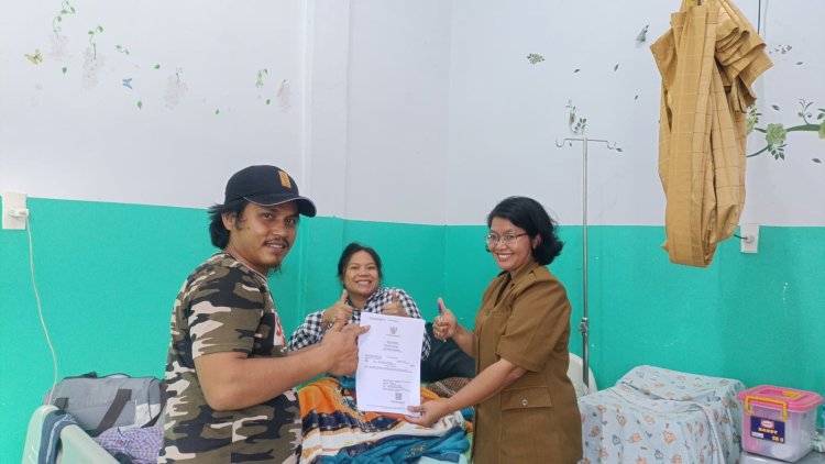 Melahirkan Di Puskesmas Mogang, langsung mendapatkan Akta Kelahiran Anak