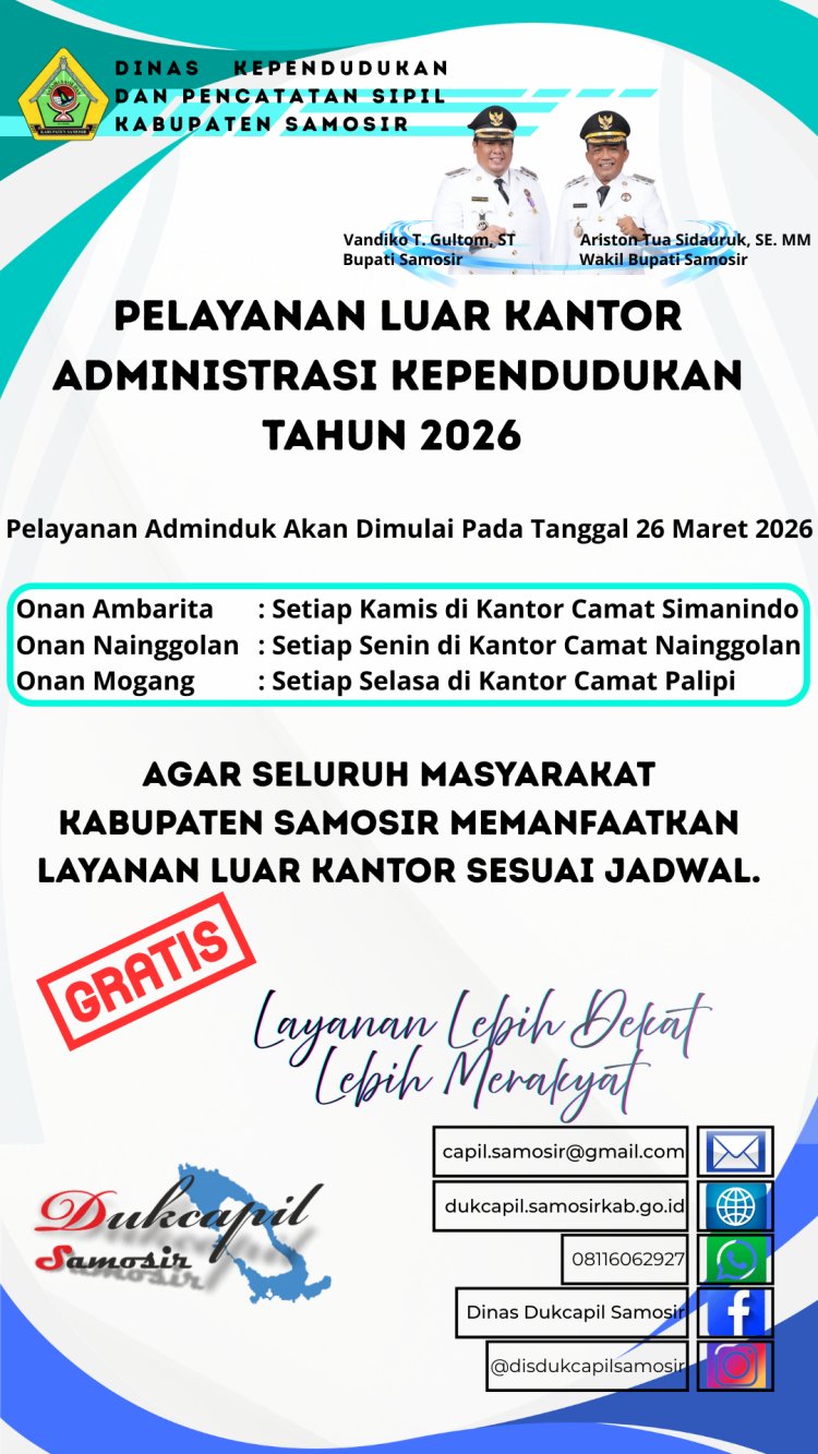 Pelayanan Administrasi Luar Kantor