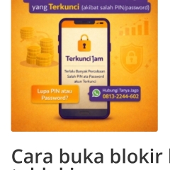 Berikut cara buka blokir bank jago.