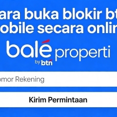 Cara buka blokir btn  Mobile secara online