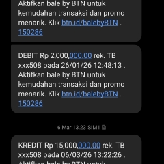 Cara mudah membuka blokir akun balé by BTN karena salah PINUsername