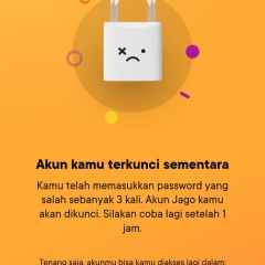 Cara buka blokir bank jago yang terkunci salah password