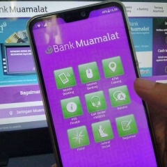 Cara buka blokir akun mobile banking Muamalat Din