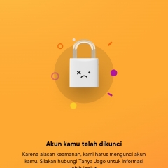Cara buka blokir Bank Jago salah password transfer