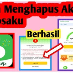 Cara menghapus Data Indosaku