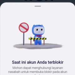 Cara buka blokir Won BWS mobile salah pin berkali kali