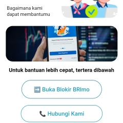 cara membuka blokiran akun brimo salah pin 3 kali