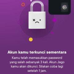 Begini Caranya membuka Bank Jago yang terblokirterkunci