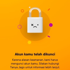 Bagaiman membuka blokir akun Bank Jago yang terkunci
