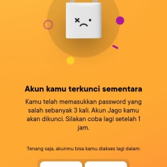 Cara buka blokir akun (bank Jago) lupa pin 3 kali