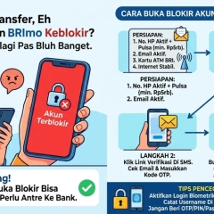 Tips Solusi cara lupa password BRimo tanpa ke bank lewat HP buka BRimo akun BRimo terblokir