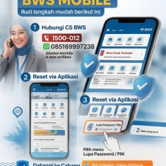 Cara mengatasi mobile banking BWS tidak bisa transaksi