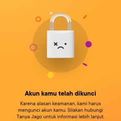 Berikut cara buka blokir bank jago Terblokir atau Terkunci