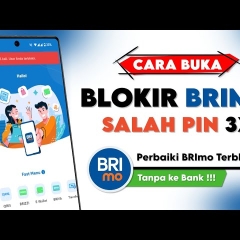 Bagaimana cara membuka akun BRImo yang terblokir karena salah PIN