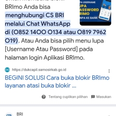 cara buka blokir brimo atasi salah pin password 3 kali layanan atasi tanpa harus ke cabang