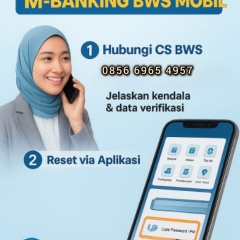 Langkah mudah buka blokir bank bws mobile lupa Password