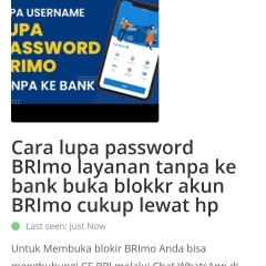 BEGINI Cara bukA blokir BRimo layanAn cara Atasi buka Akun BRim