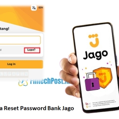 Membuka akun bank jago terkunci karena salah password